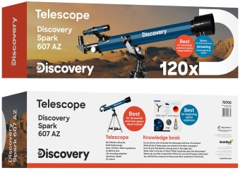 Телескоп Discovery Spark 607 AZ с книгой