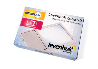 Линза Френеля Levenhuk Zeno 90, 2,5x, 48x45 мм, 1 LED, металл