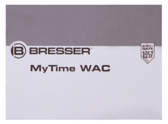 Часы настольные Bresser MyTime WAC, черные